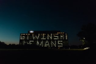 Ford Illuminates Headquarters to Celebrate Ford GT  Histo...